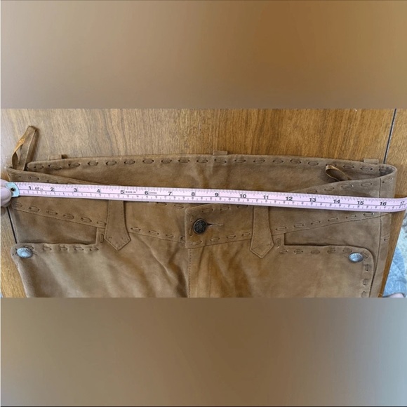 Vintage Old Gringo Suede Leather Pants — Brown, Bootcut, US 6 (33”) - Picture 10 of 10
